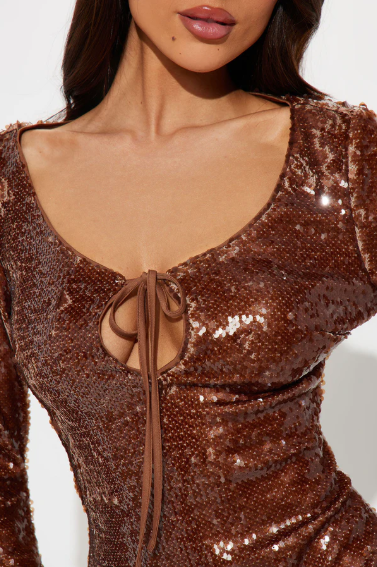 Vestido de Lentejuelas Importado